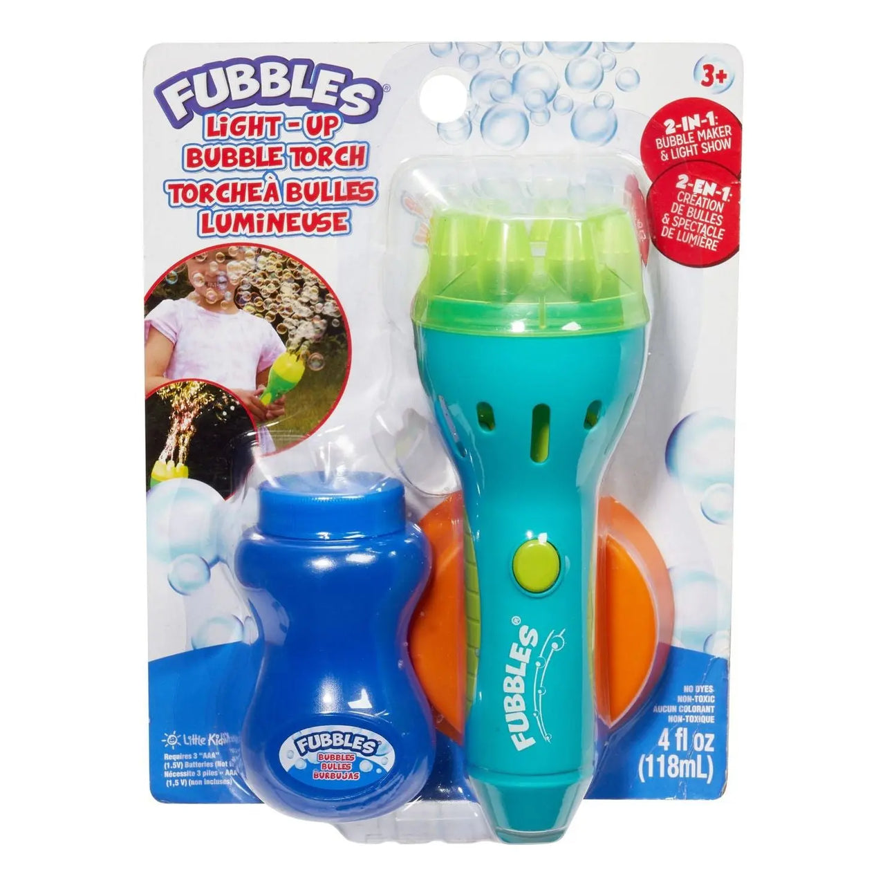 Fubbles Light-Up Bubble Torch Fubbles