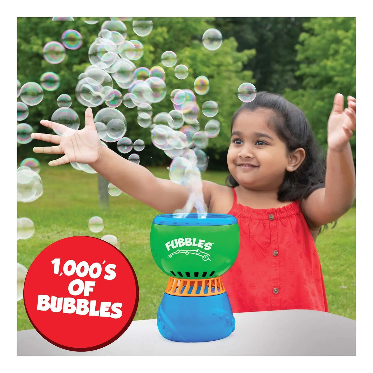 Fubbles No-Spill Fun-Finiti Bubble Machine Fubbles