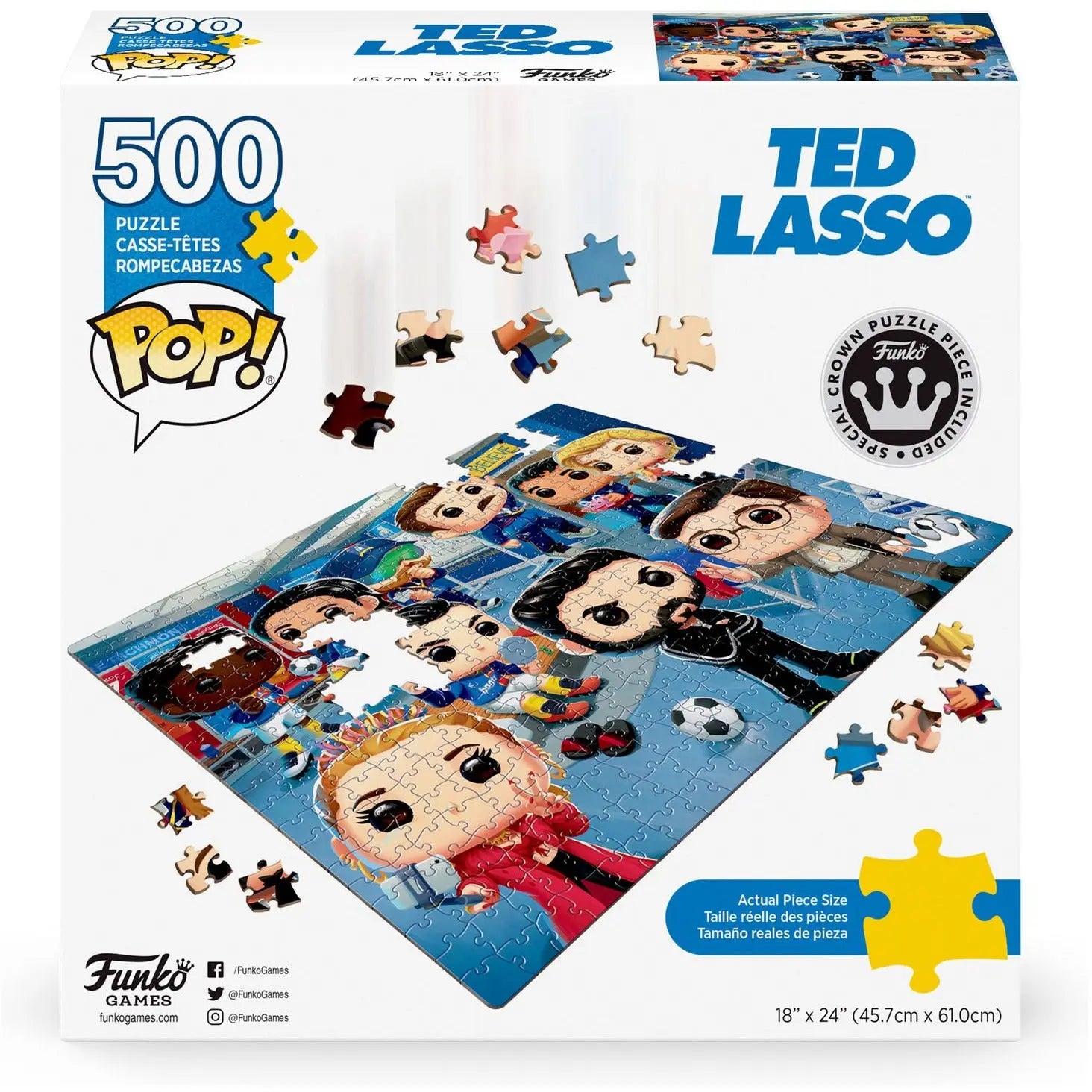 Funko Games Pop! Puzzles Ted Lasso 500 Pieces Funko