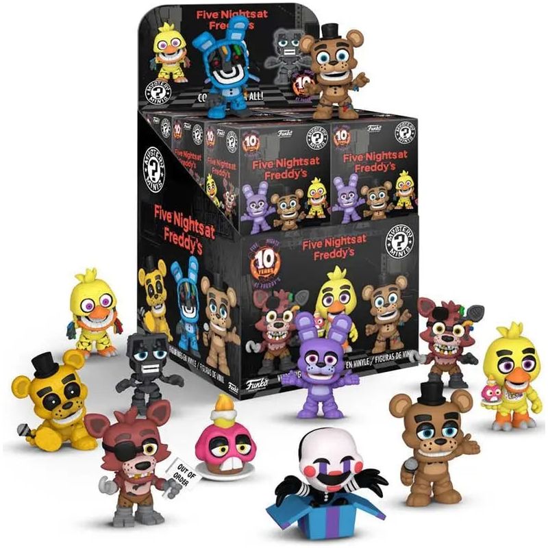 Funko Mystery Minis Five Nights at Freddy's 10th Anniversary Vinyl Figure Assortment Funko