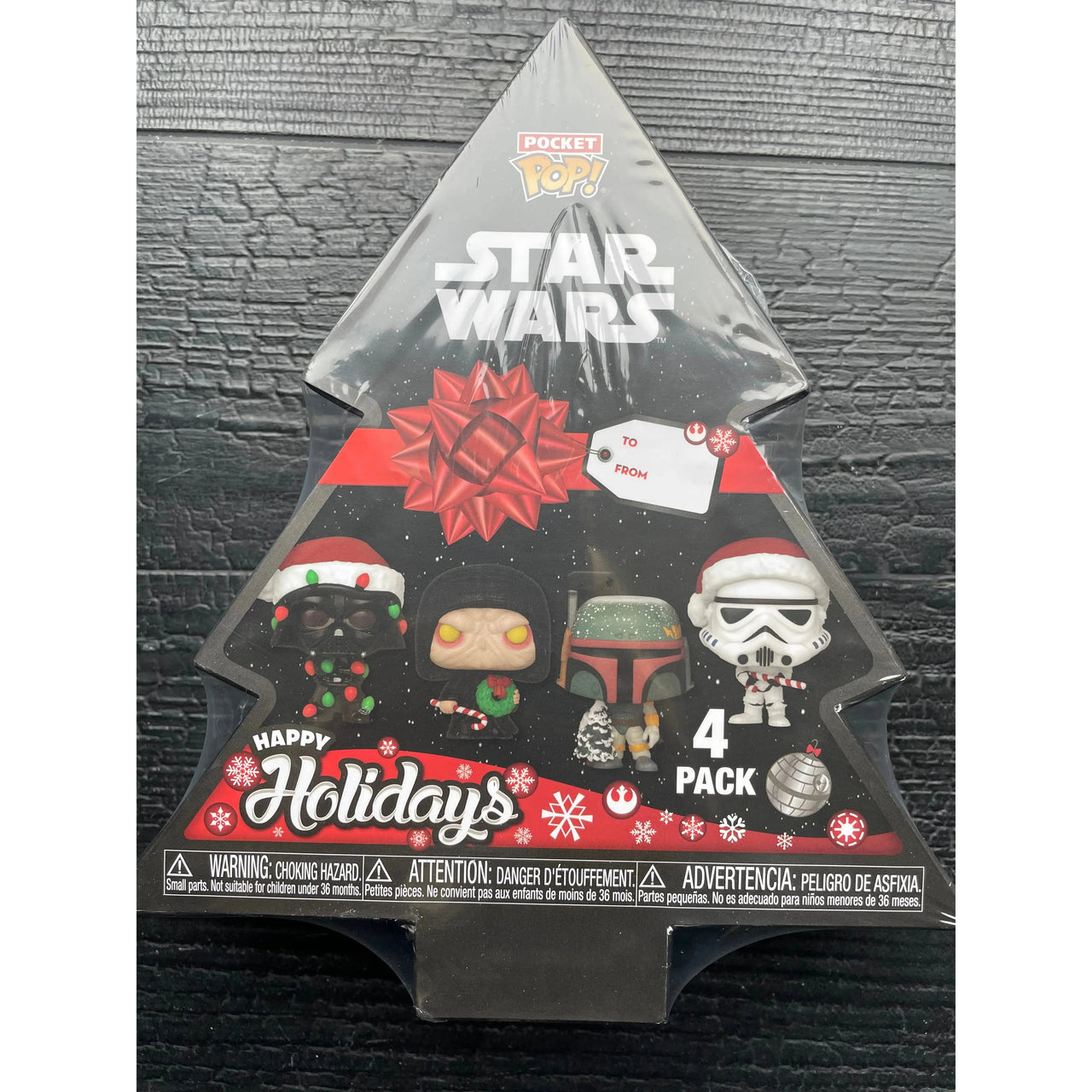 Funko Pocket Pop! Star Wars Happy Holidays 4 Pack Funko