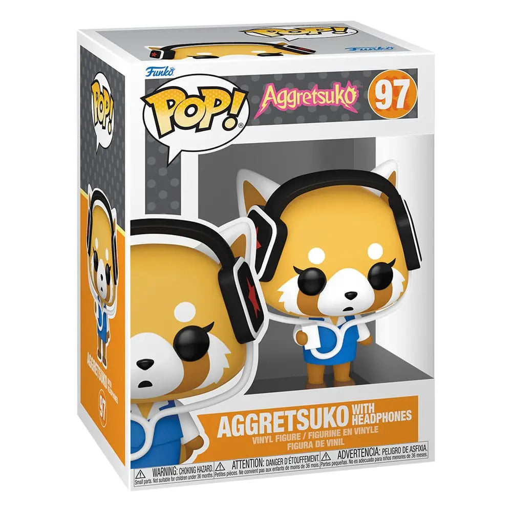 Funko Pop! Aggretsuko 97 Aggretsuko with Headphones Funko