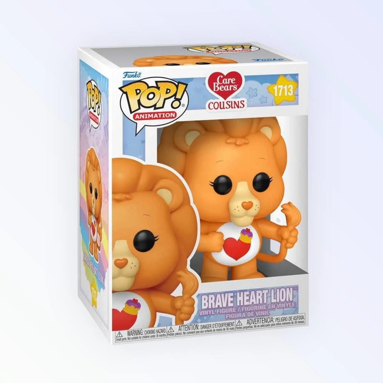 Funko Pop! Animation Care Bears Cousins 1713 Brave Heart Lion Funko