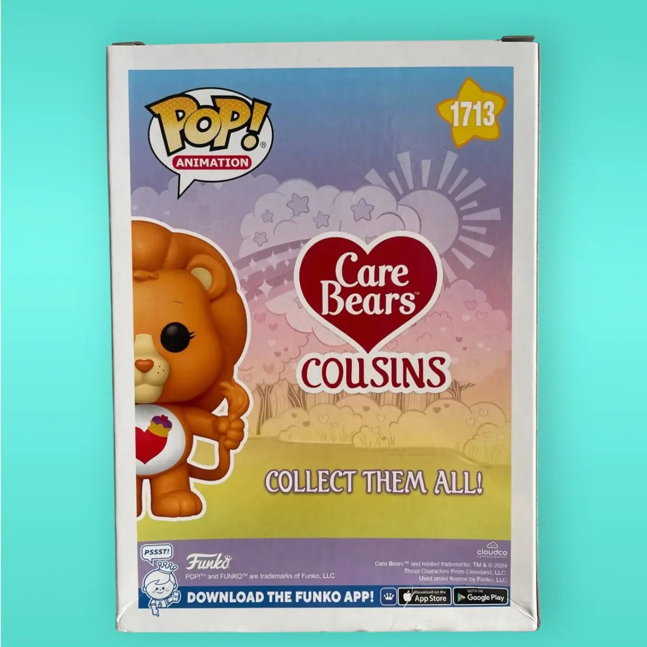 Funko Pop! Animation Care Bears Cousins 1713 Brave Heart Lion Funko