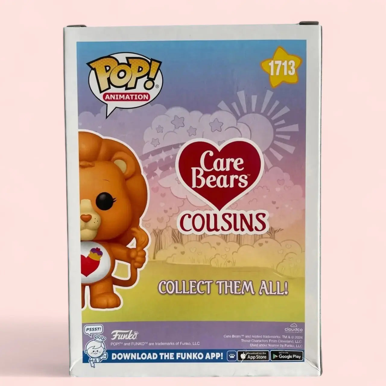 Funko Pop! Animation Care Bears Cousins 1713 Brave Heart Lion Funko