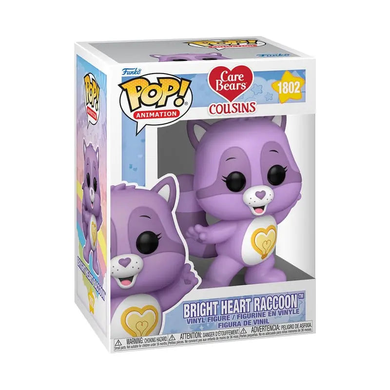 Funko Pop! Animation Care Bears Cousins 1802 Bright Heart Raccoon Vinyl Figure Funko