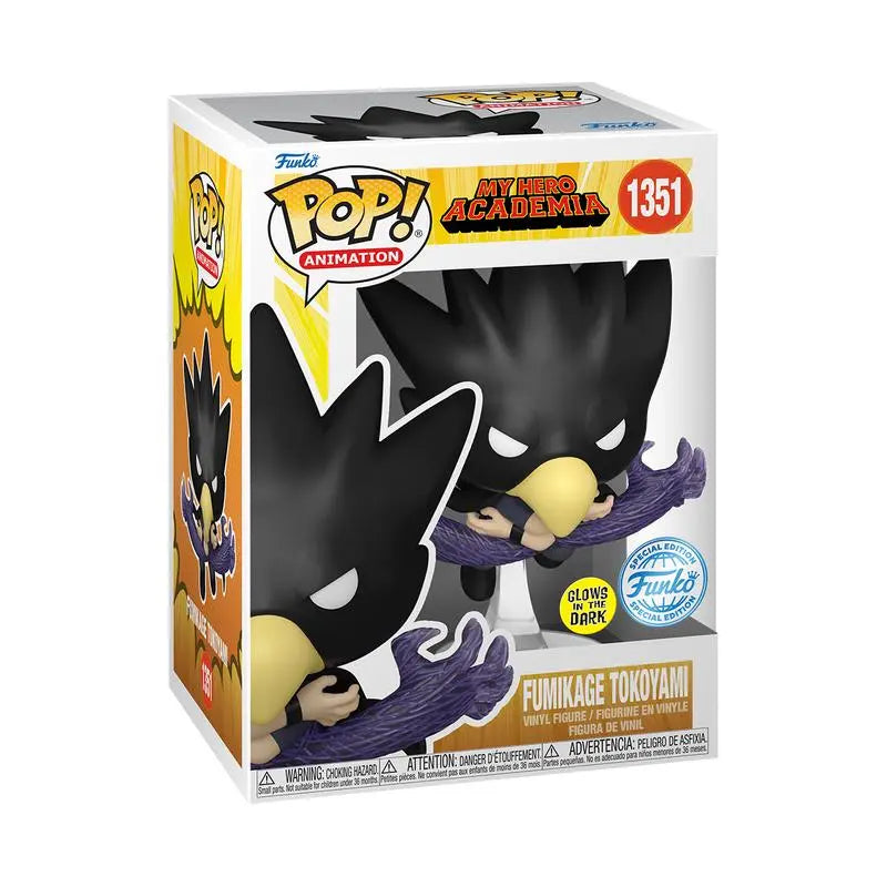 Funko Pop! Animation My Hero Academia 1351 Fumikage Tokoyami (Glow) Funko