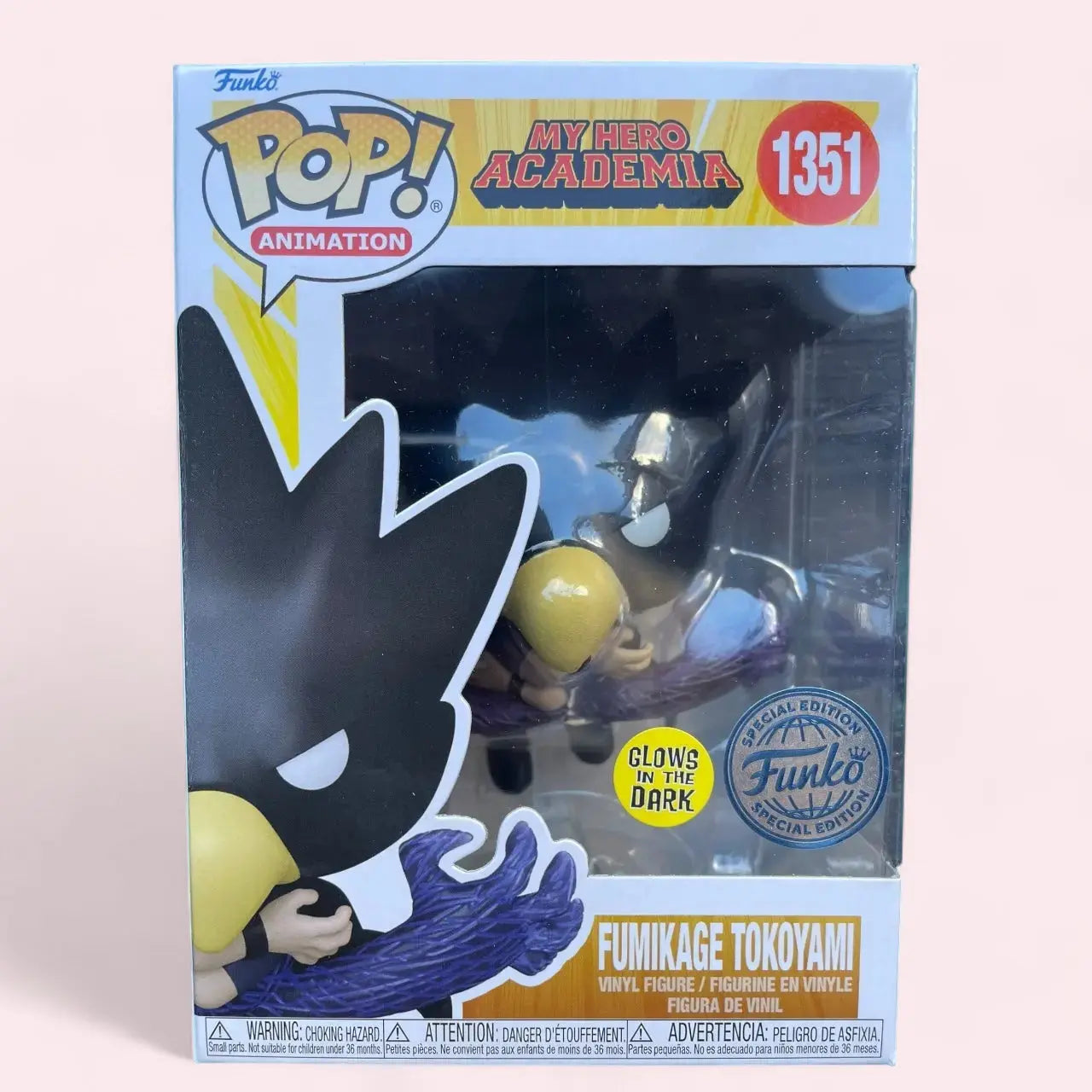 Funko Pop! Animation My Hero Academia 1351 Fumikage Tokoyami (Glow) Funko