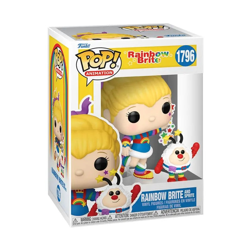 Funko Pop! Animation Rainbow Brite 1796 Rainbow Brite and Sprite Vinyl Figure Funko