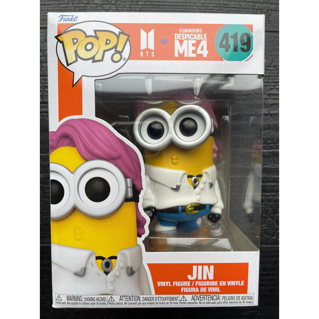 Funko Pop! BTS x Despicable Me 4 419 Jin Funko