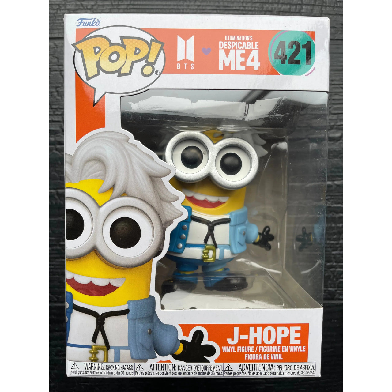 Funko Pop! BTS x Despicable Me 4 421 J-Hope Funko