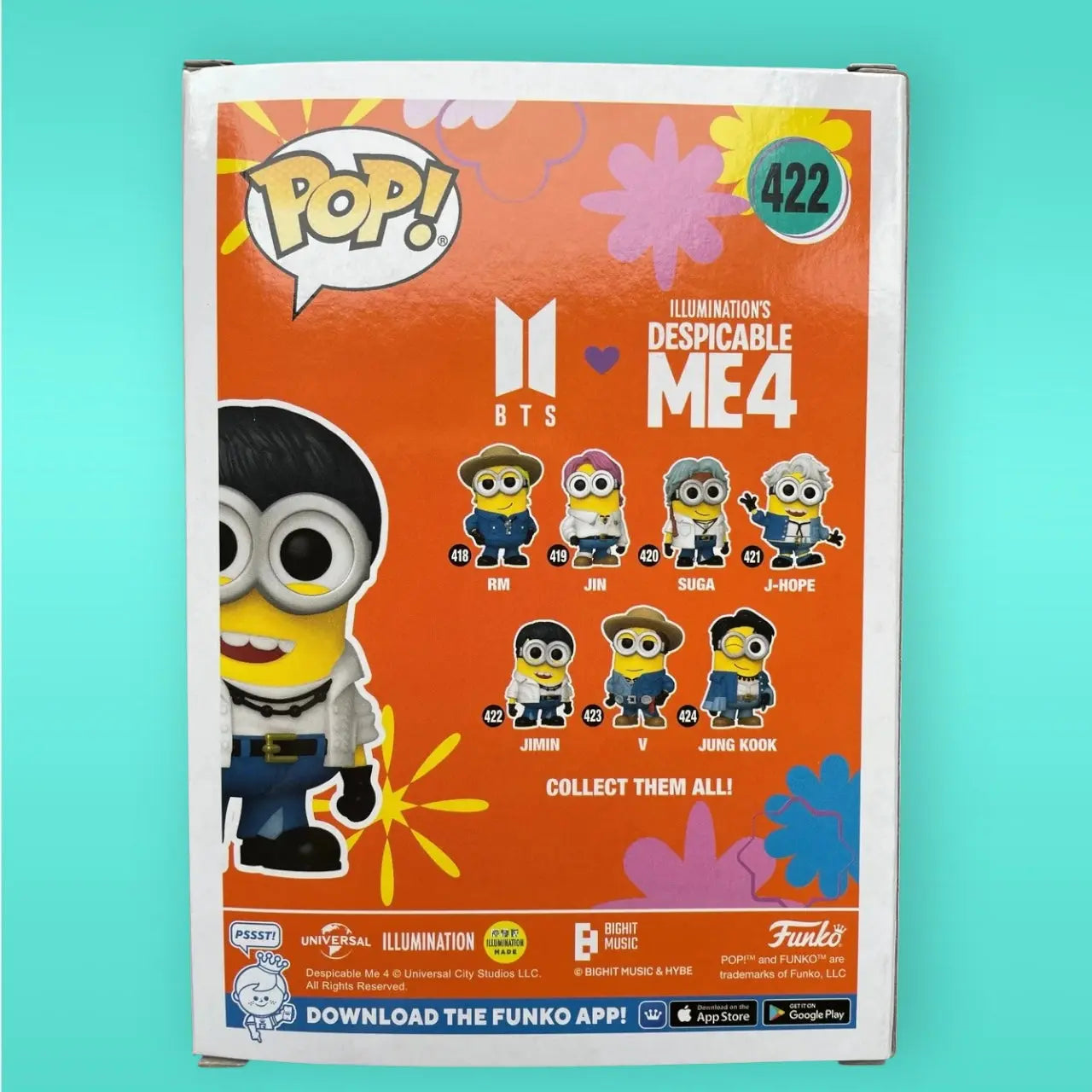 Funko Pop! BTS x Despicable Me 4 422 Jimin Funko