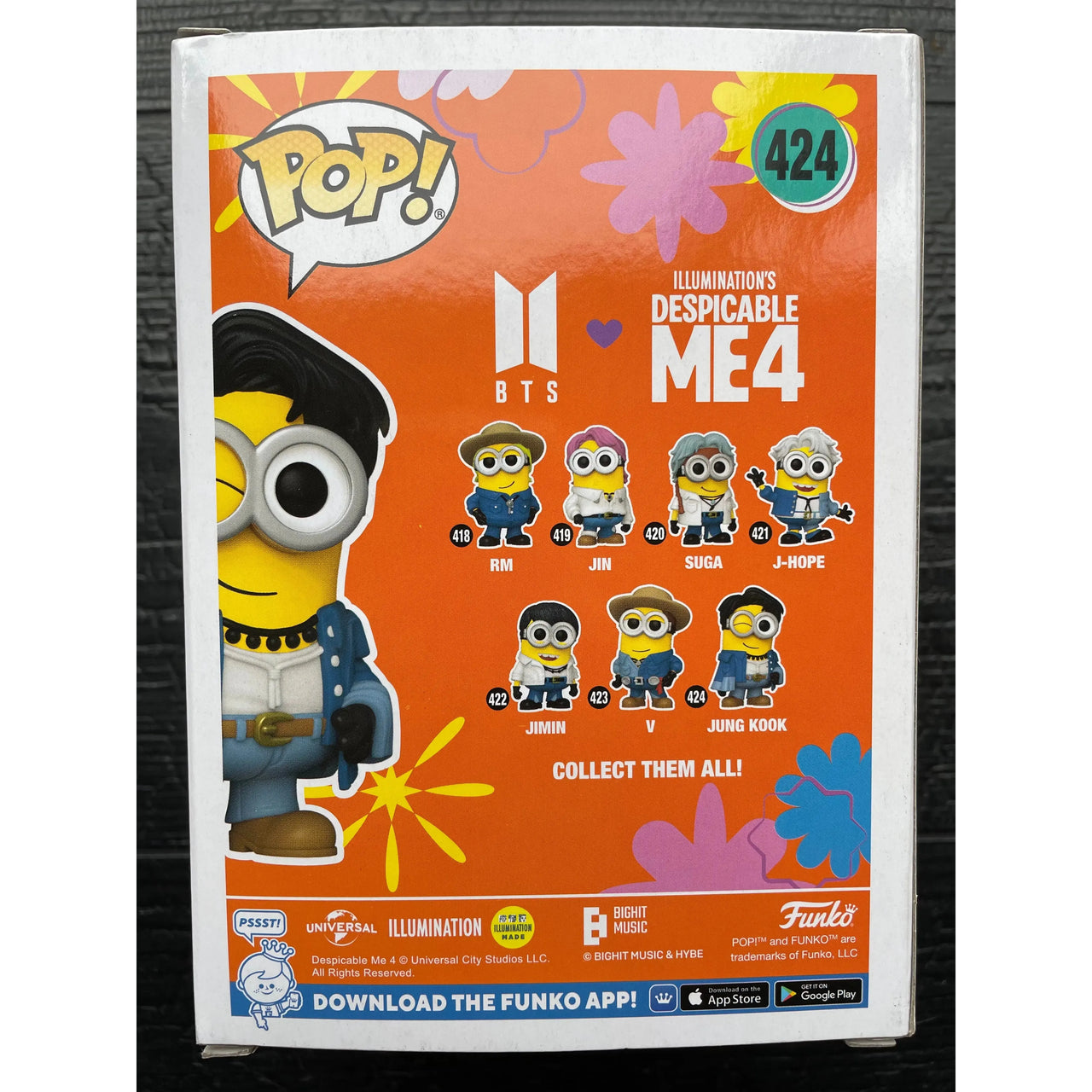 Funko Pop! BTS x Despicable Me 4 424 Jung Kook Funko