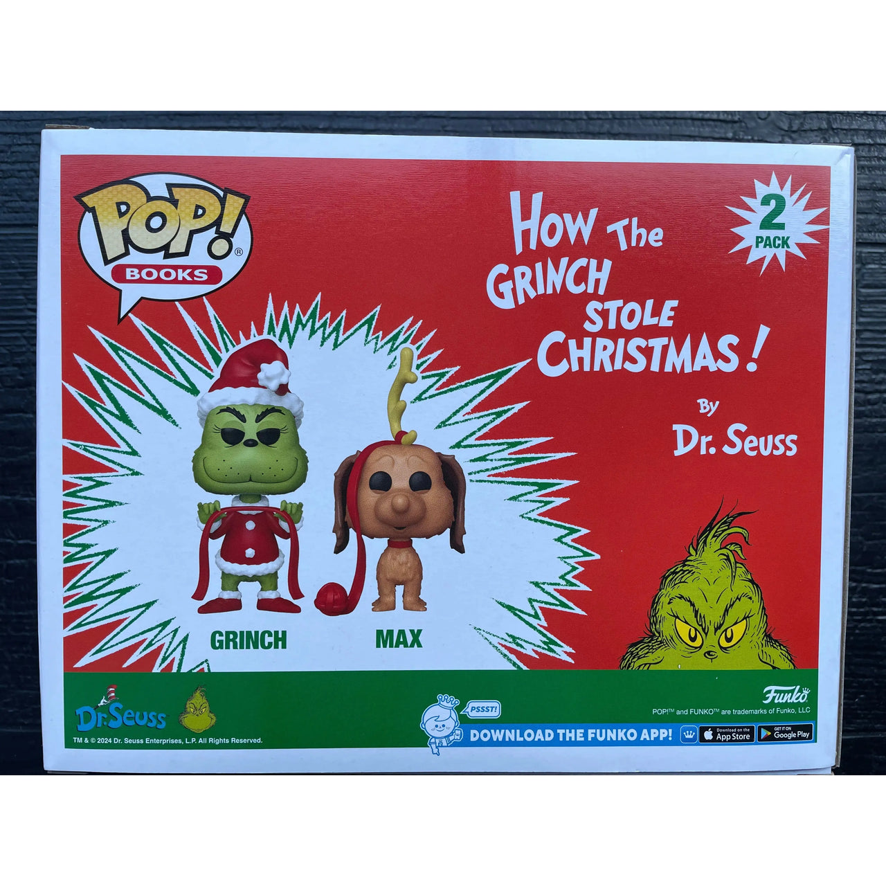 Funko Pop! Books How The Grinch Stole Christmas Grinch & Max 2 Pack Funko