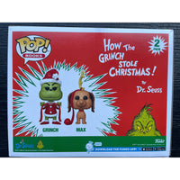 Thumbnail for Funko Pop! Books How The Grinch Stole Christmas Grinch & Max 2 Pack Funko