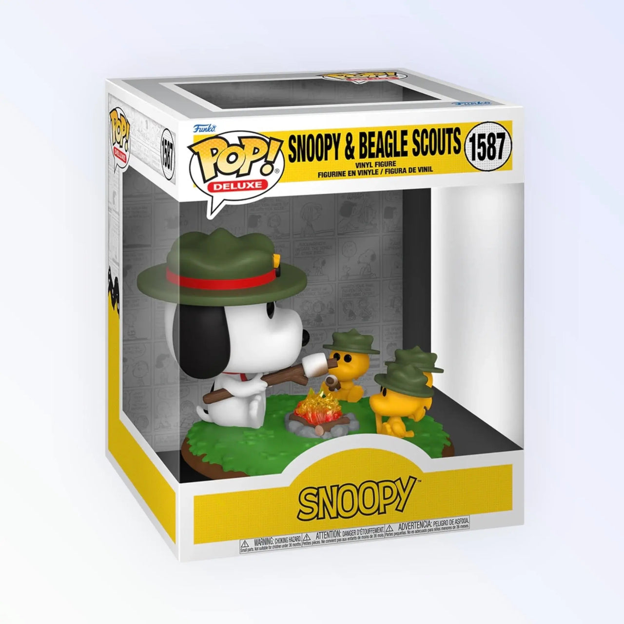 Funko Pop! Deluxe Snoopy 1587 Snoopy & Beagle Scouts Camping Funko