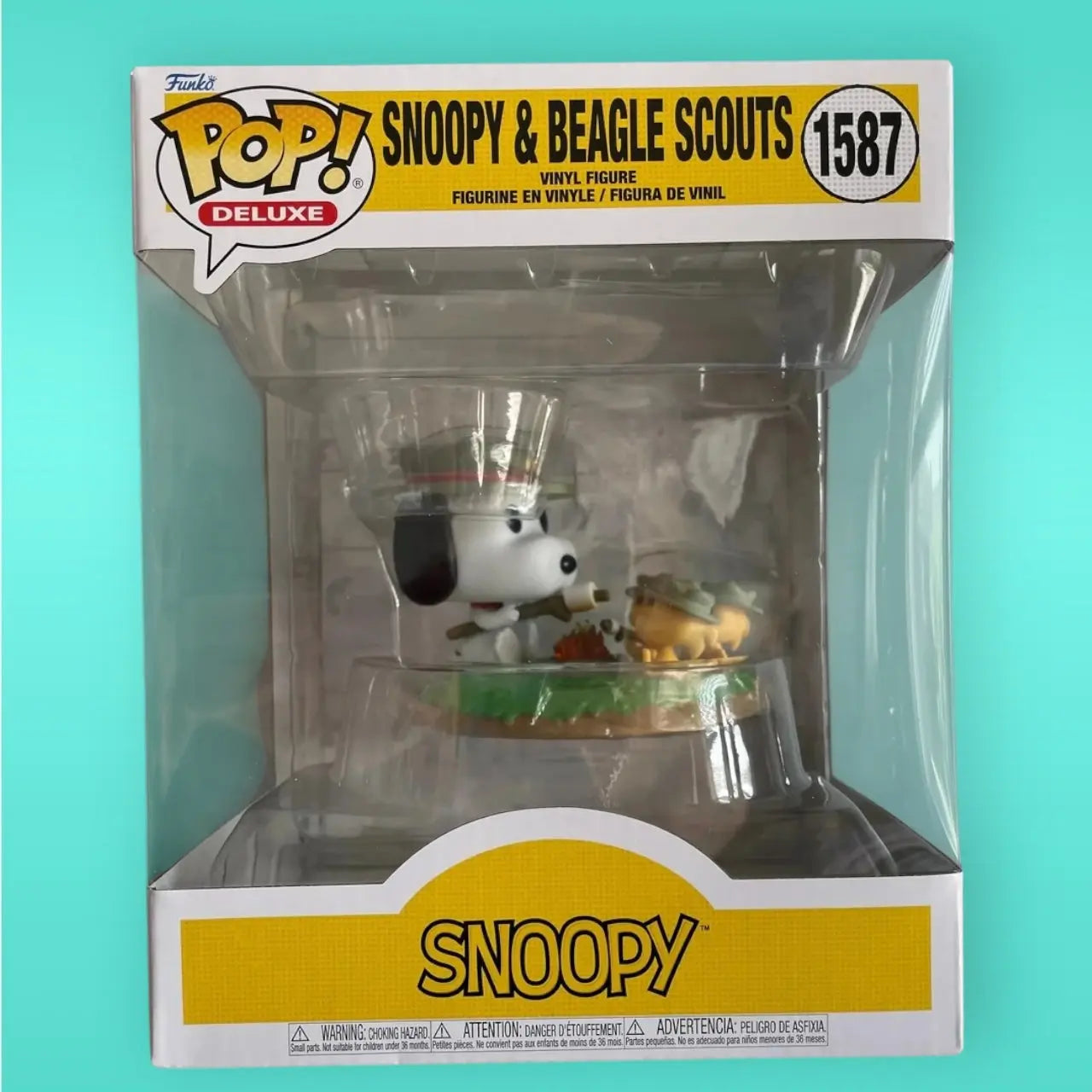 Funko Pop! Deluxe Snoopy 1587 Snoopy & Beagle Scouts Camping Funko