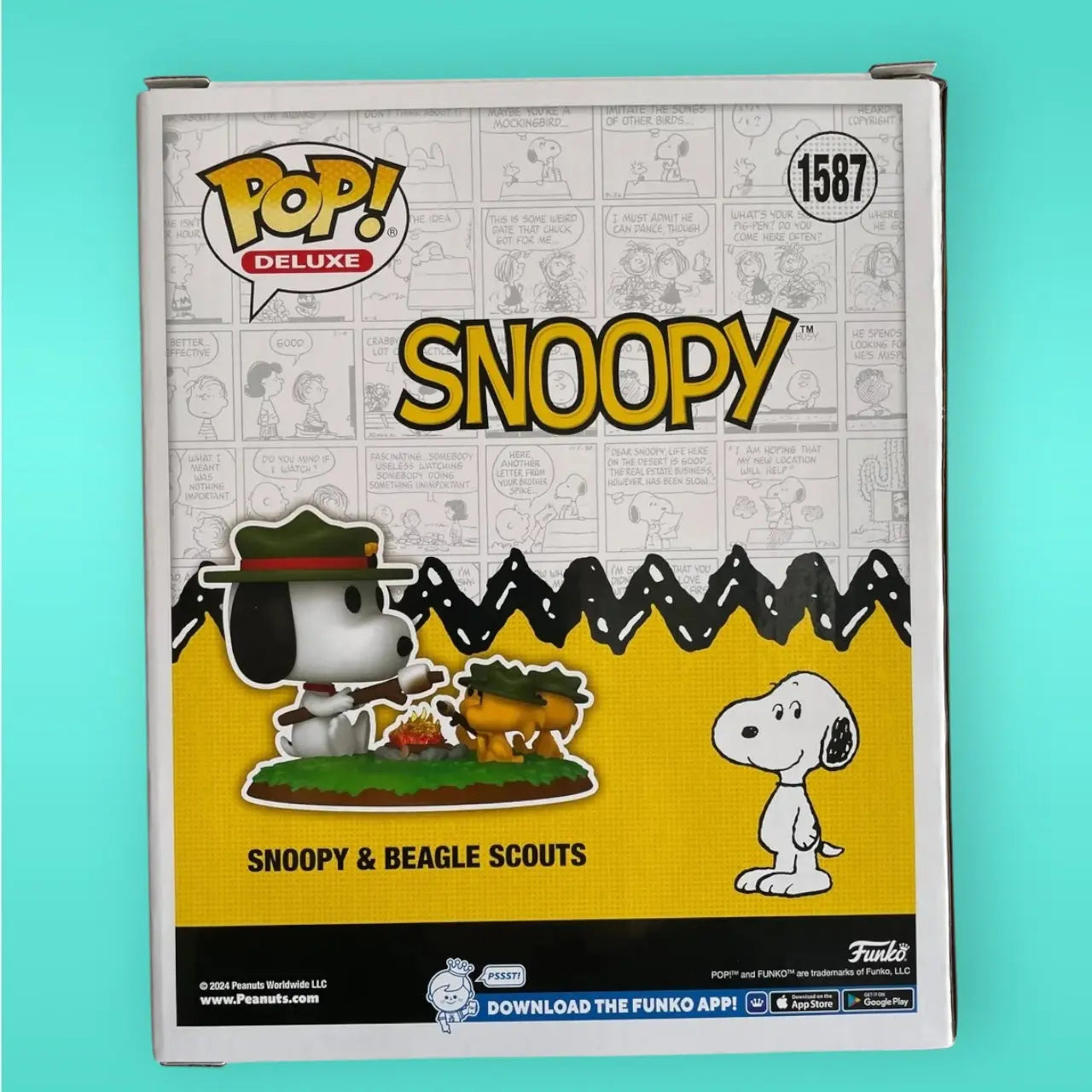 Funko Pop! Deluxe Snoopy 1587 Snoopy & Beagle Scouts Camping Funko