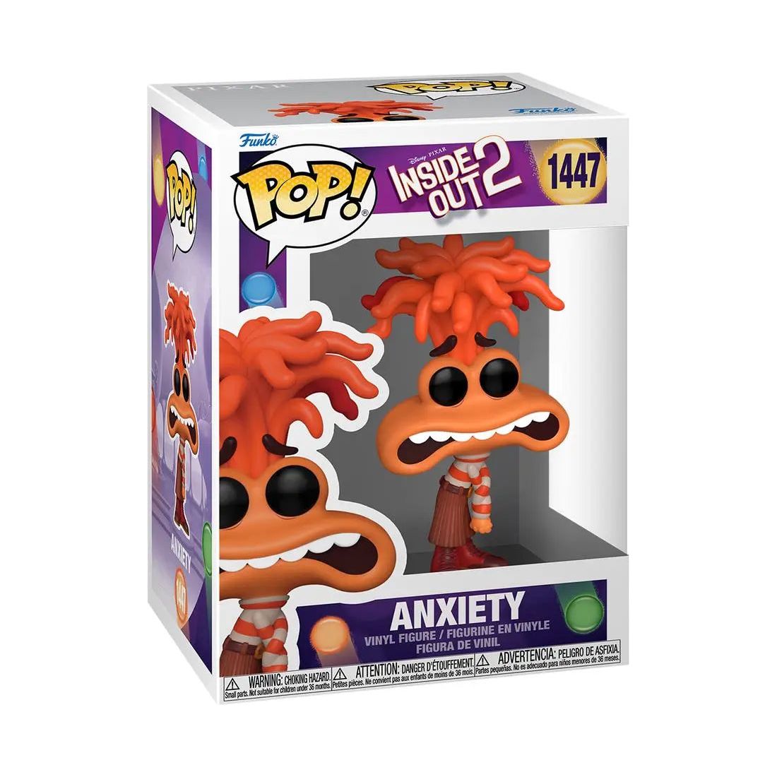 Funko Pop! Disney Pixar Inside Out 2 1447 Anxiety Funko