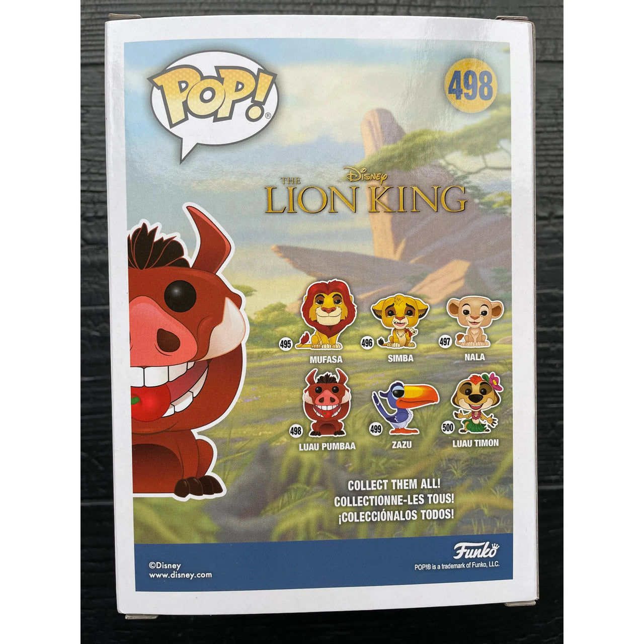 Funko Pop! Disney The Lion King 498 Luau Pumbaa Funko