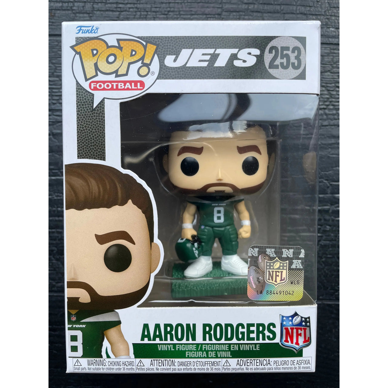 Funko Pop! Football Jets 253 Aaron Rodgers Funko