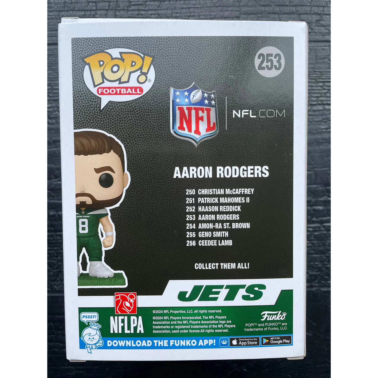 Funko Pop! Football Jets 253 Aaron Rodgers Funko