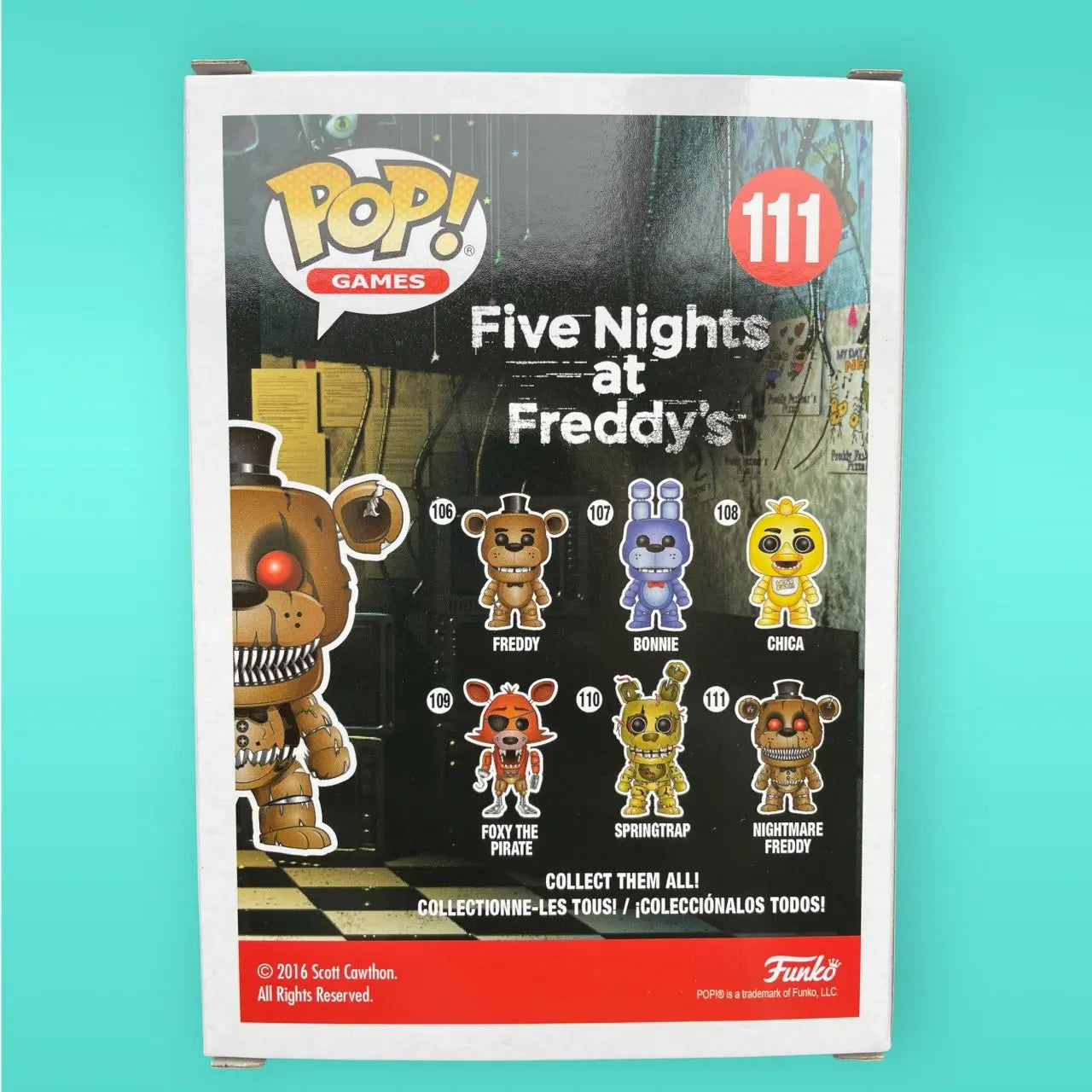 Funko Pop! Games Five Nights at Freddy's 111 Nightmare Freddy Funko