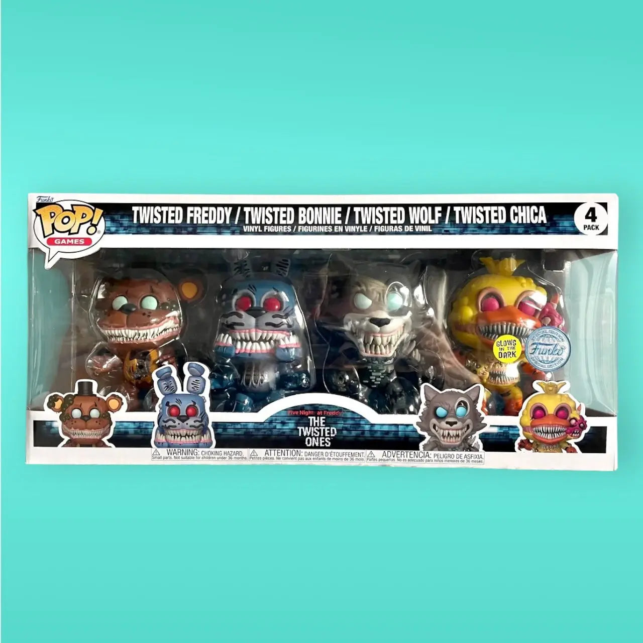 Funko Pop! Games Five Nights at Freddy's The Twisted Ones 4 Pack Funko