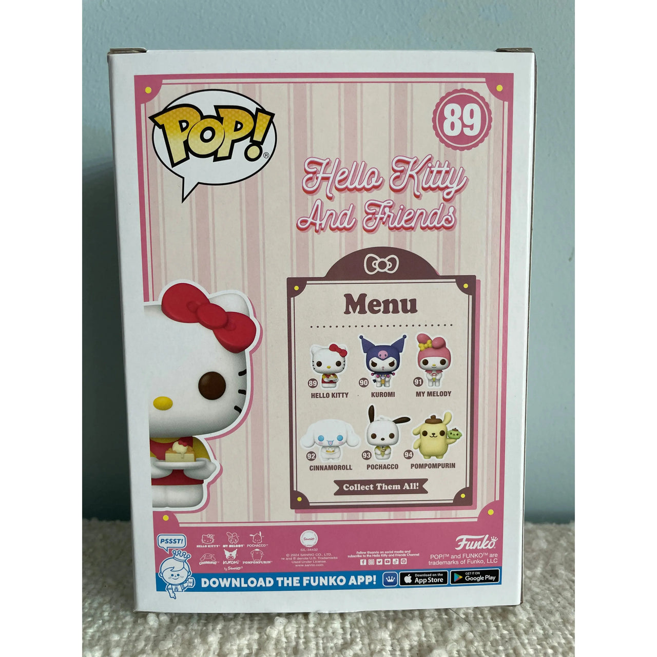 Funko Pop! Hello Kitty And Friends 89 Hello Kitty with Dessert Funko