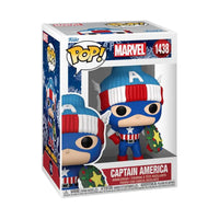 Thumbnail for Funko Pop! Holiday Marvel 1438 Captain America Funko