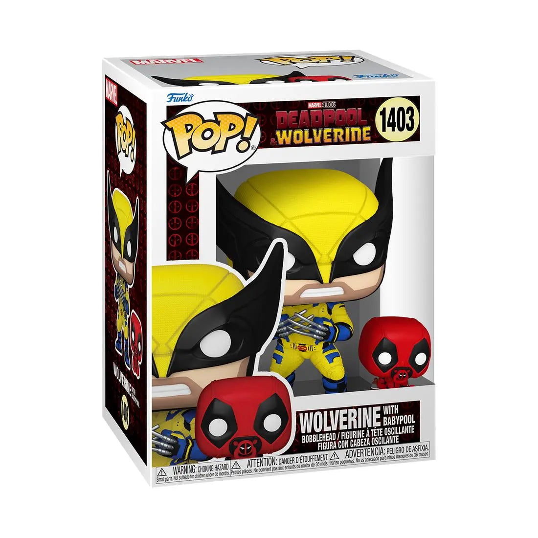 Funko Pop! Marvel Deadpool & Wolverine 1403 Wolverine with Babypool Funko