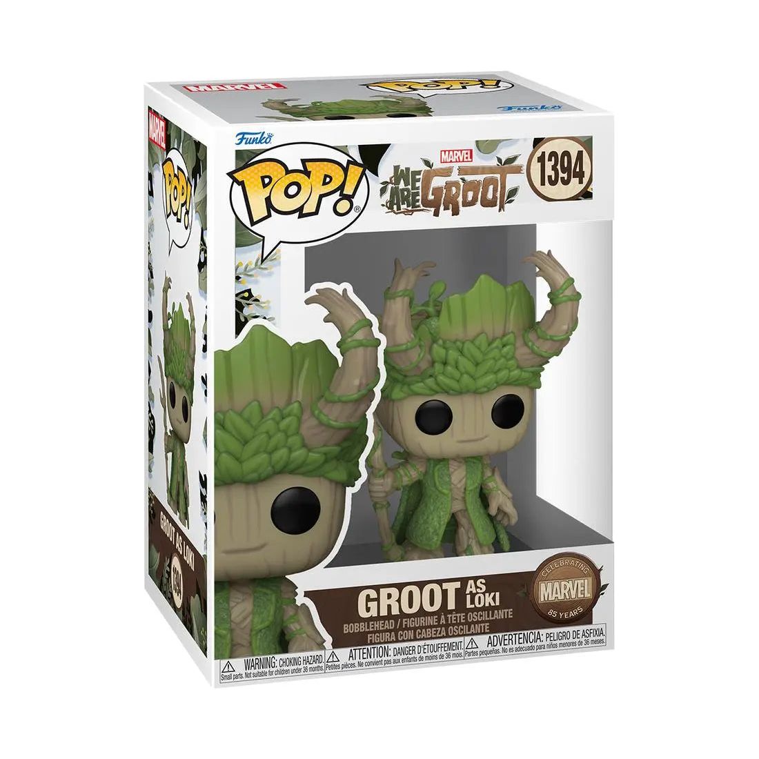 Funko Pop! Marvel We Are Groot 1392 Groot as Loki Funko