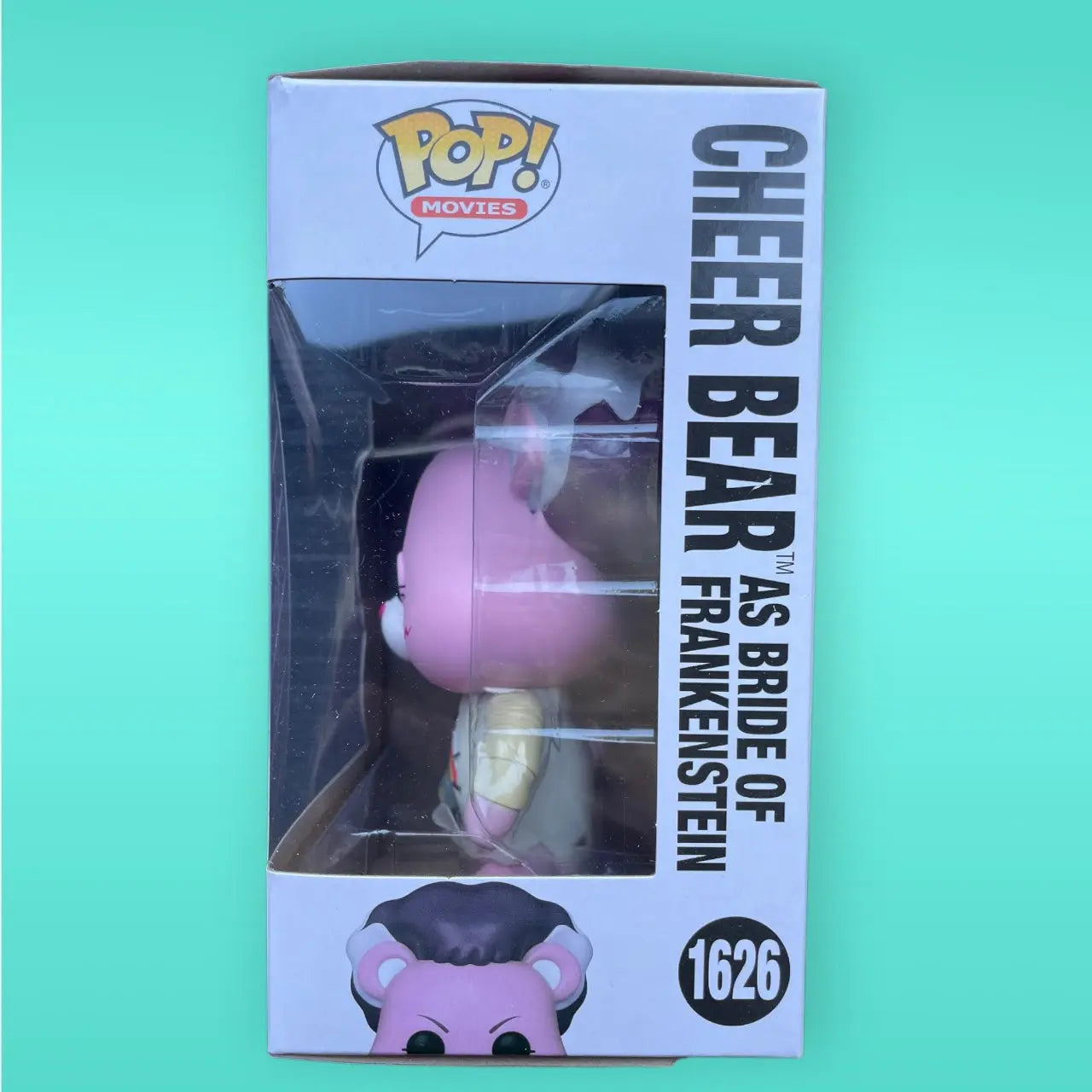 Funko Pop! Movies Care Bears x Universal Monsters 1626 Cheer Bear as Bride of Frankenstein Funko