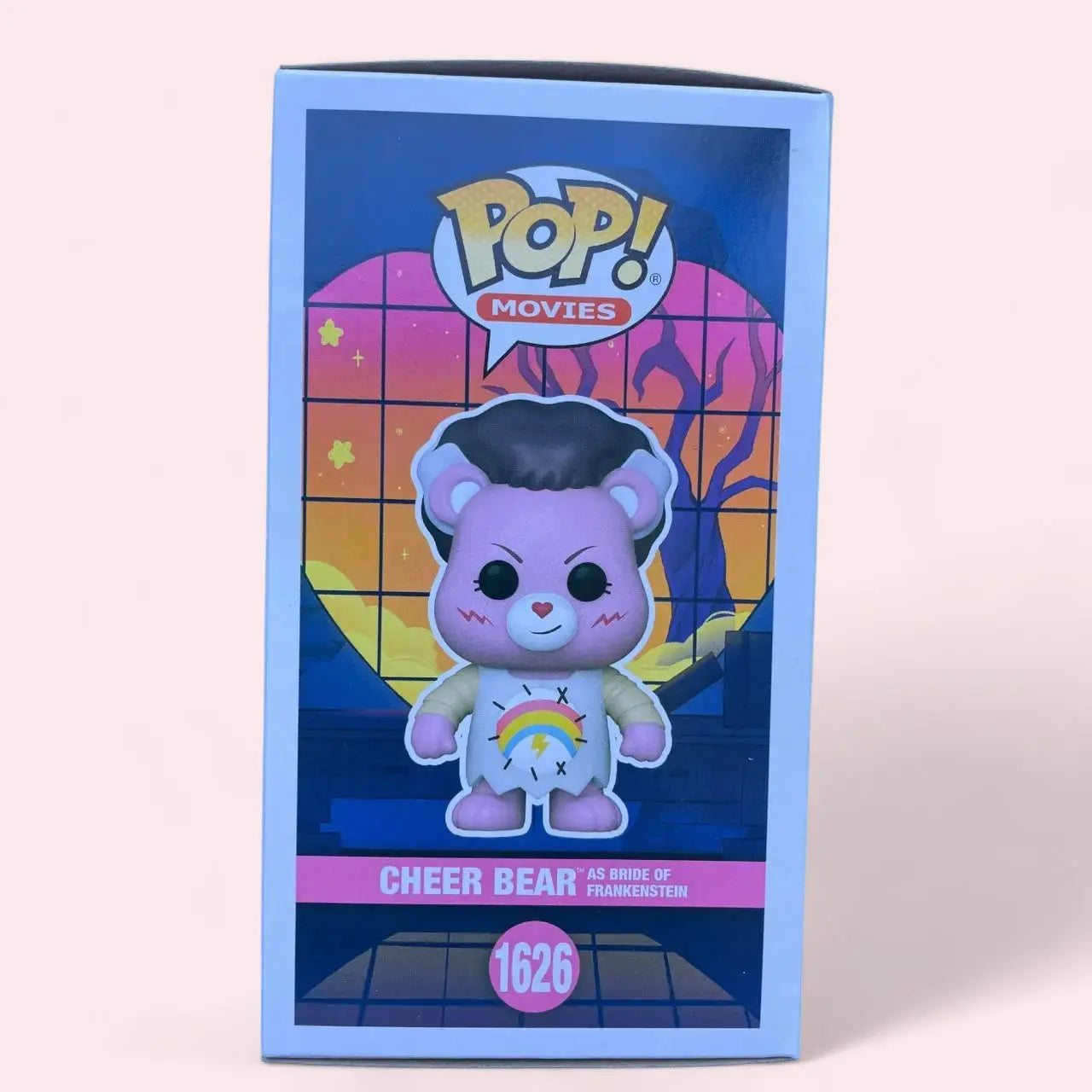 Funko Pop! Movies Care Bears x Universal Monsters 1626 Cheer Bear as Bride of Frankenstein Funko