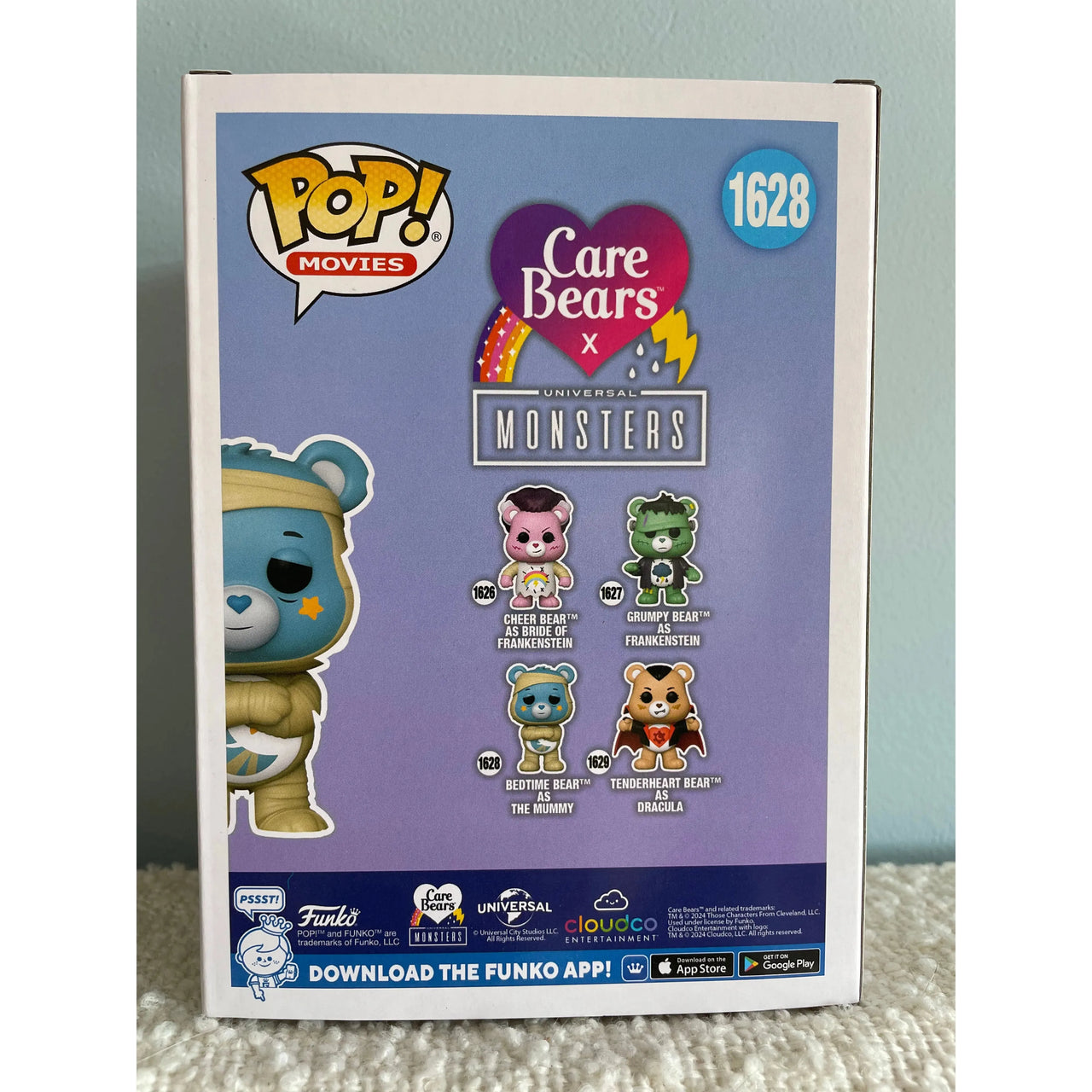 Funko Pop! Movies Care Bears x Universal Monsters 1628 Bedtime Bear as The Mummy Funko