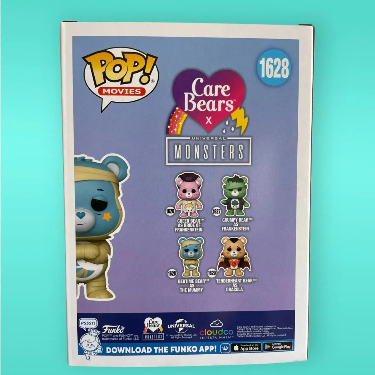 Funko Pop! Movies Care Bears x Universal Monsters 1628 Bedtime Bear as The Mummy Funko