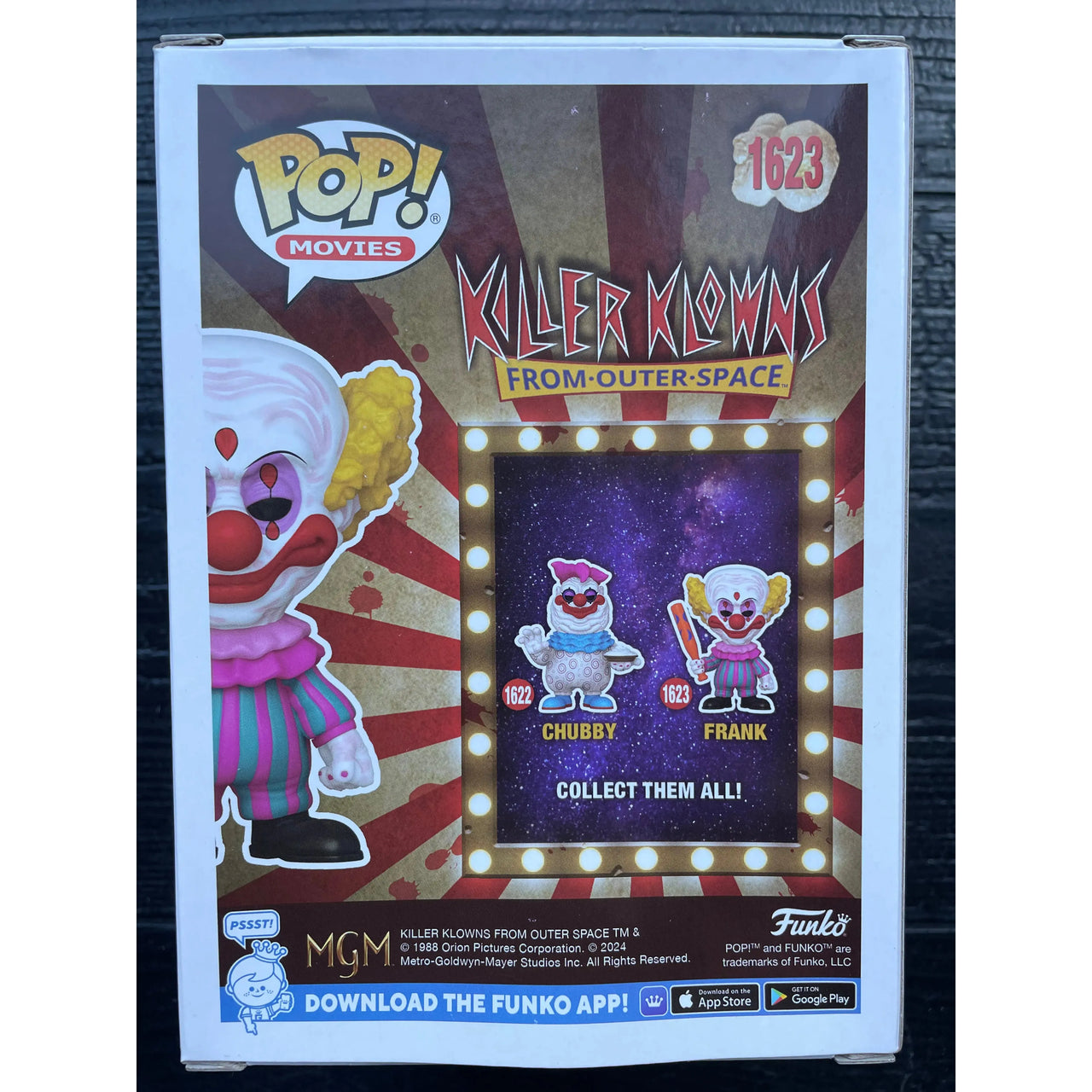 Funko Pop! Movies Killer Klowns From Outer Space 1623 Frank Funko