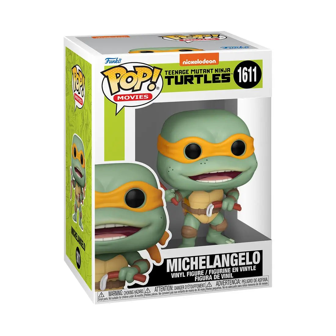 Funko Pop! Movies Teenage Mutant Ninja Turtles 1611 Michelangelo with Sausage Nunchucks Funko