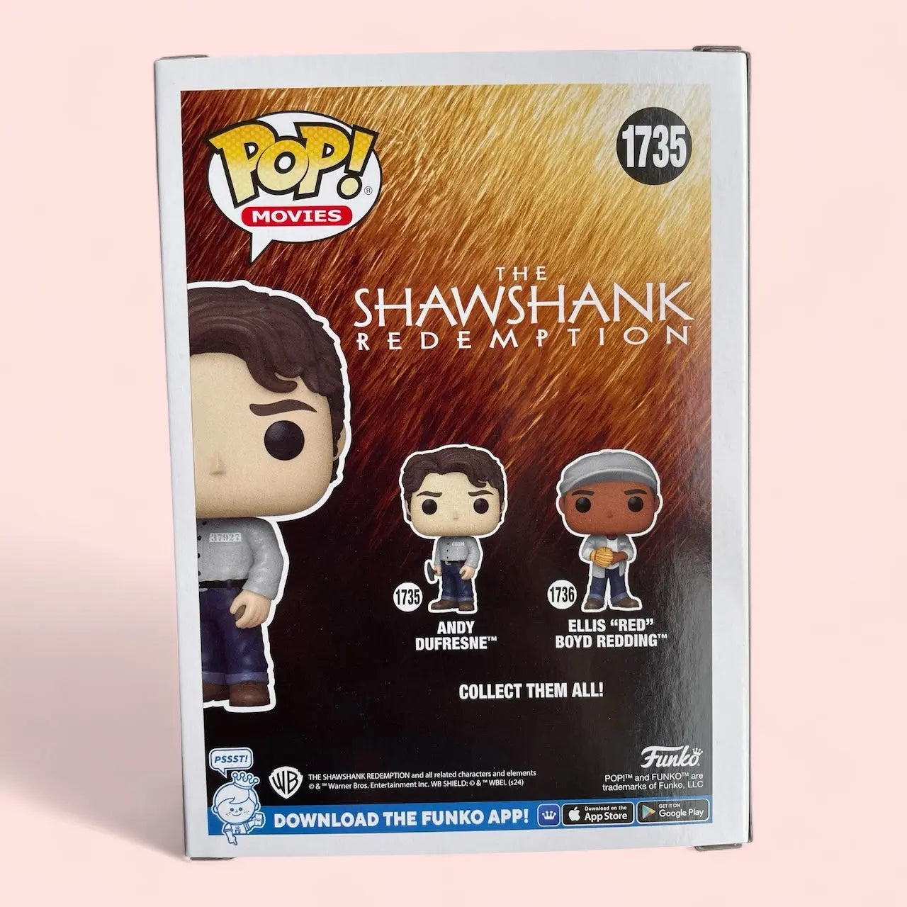 Funko Pop! Movies The Shawshank Redemption 1735 Andy Dufresne Funko