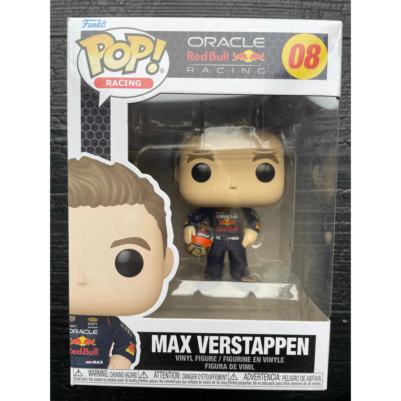 Funko Pop! Racing Oracle Red Bull Racing 08 Max Verstappen with Helmet Funko