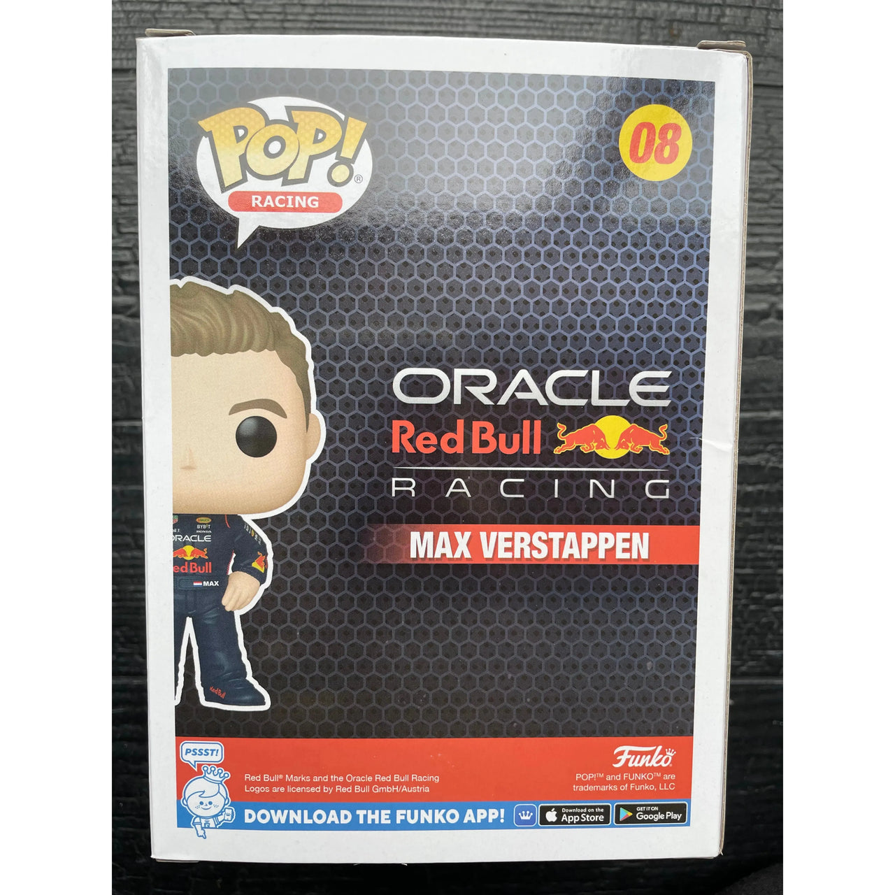 Funko Pop! Racing Oracle Red Bull Racing 08 Max Verstappen with Helmet Funko