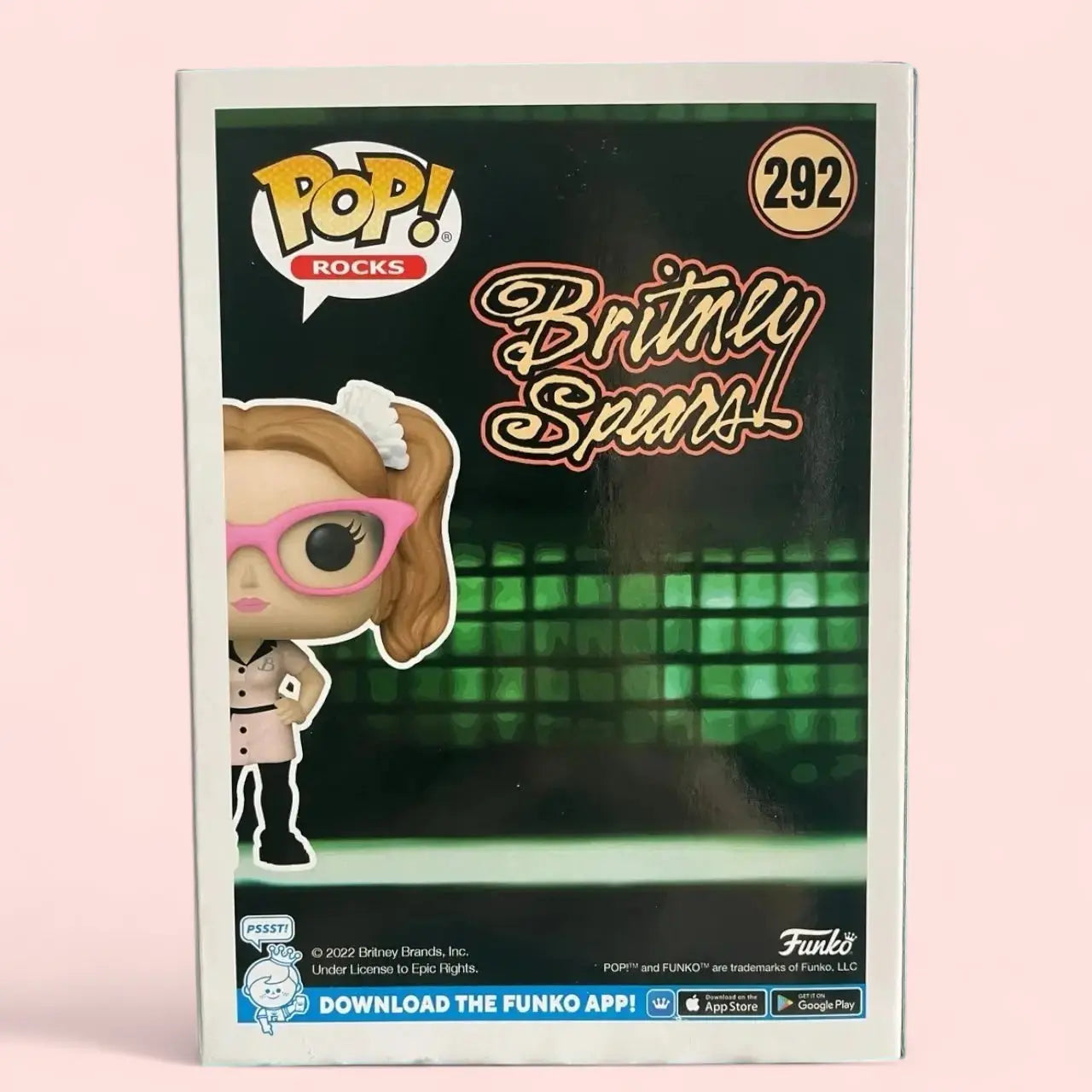 Funko Pop! Rocks Britney Spears 292 NYC 2022 Fall Convention Limited Edition Britney Spears Funko