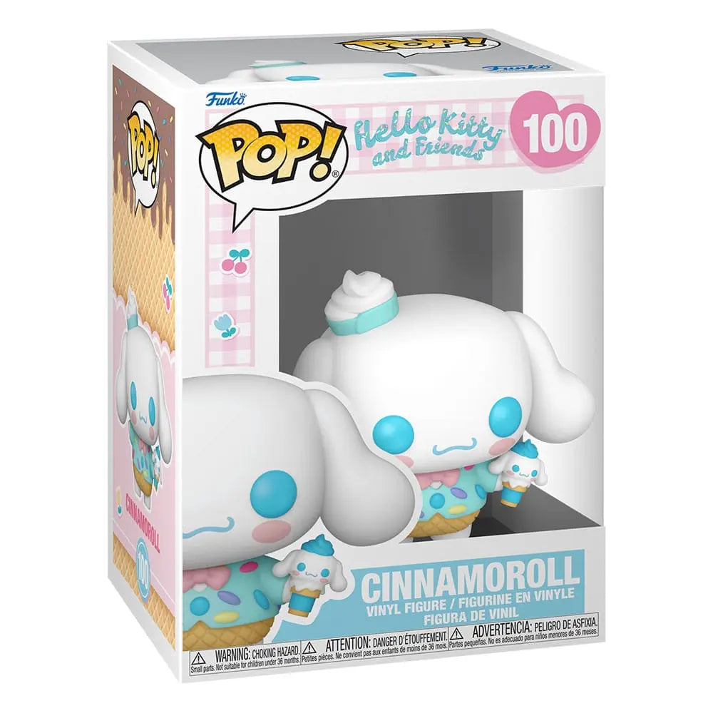 Funko Pop! Sanrio Hello Kitty and Friends 100 Cinnamoroll Ice Cream Vinyl Figure Funko