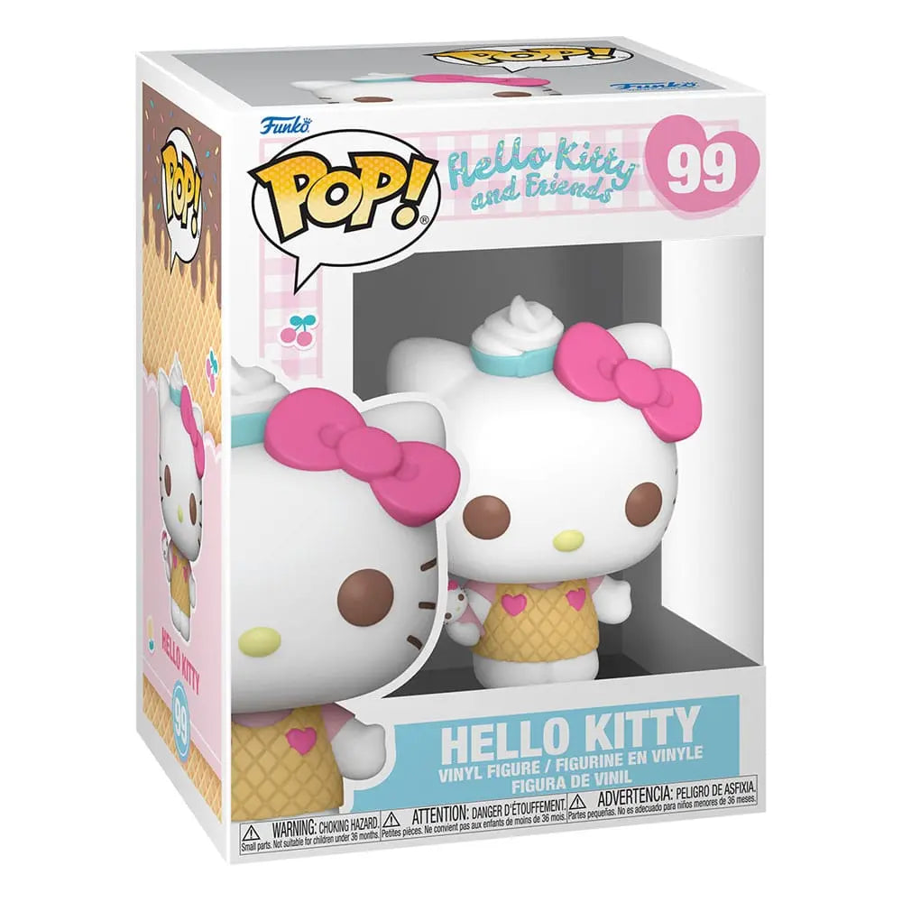 Funko Pop! Sanrio Hello Kitty and Friends 99 Hello Kitty Ice Cream Vinyl Figure Funko