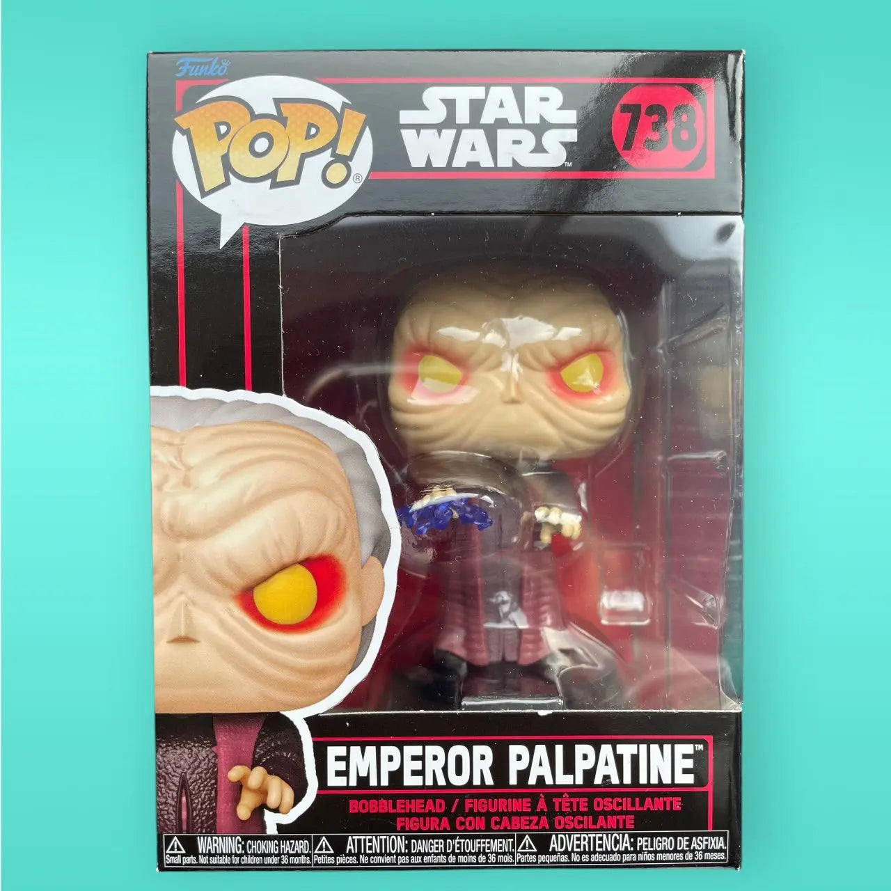 Funko Pop! Star Wars Dark Side 738 Emperor Palpatine Funko