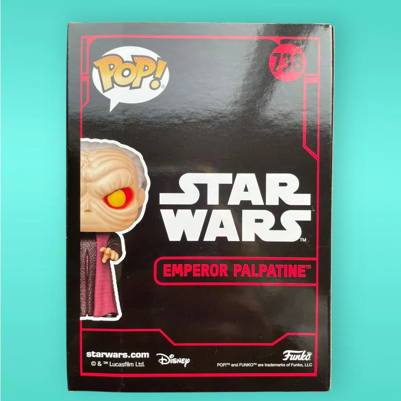 Funko Pop! Star Wars Dark Side 738 Emperor Palpatine Funko