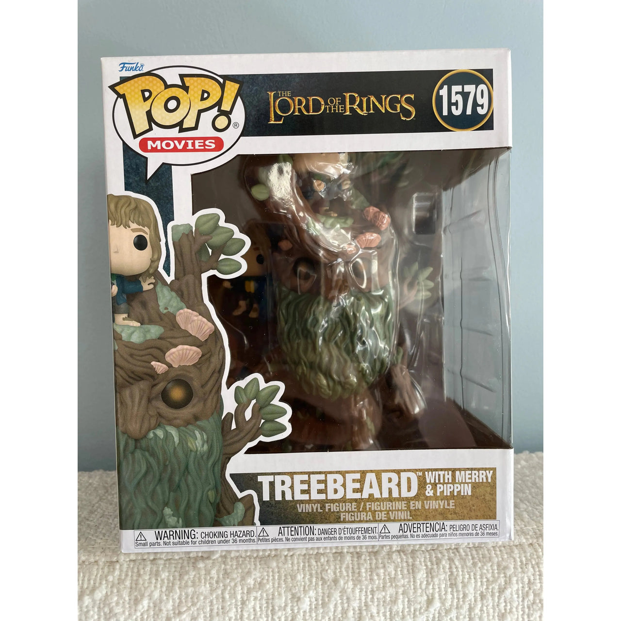 Funko Pop! Super Sized Movies Lord Of The Rings 1579 Treebeard with Merry and Pippin Funko