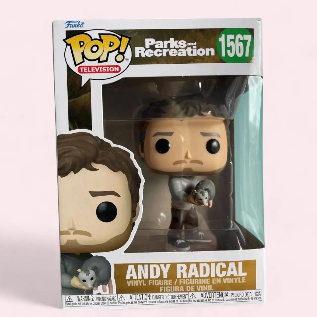 Funko Pop! Television Parks and Recreation 1567 Andy Radical Funko