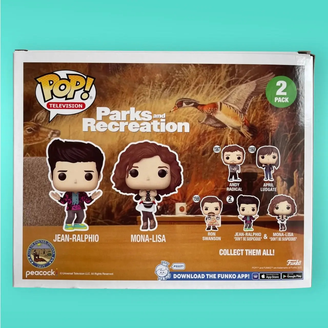 Funko Pop! Television Parks and Recreation "Don't Be Suspicious" Jean-Ralphio & Mona-Lisa 2 Pack Funko