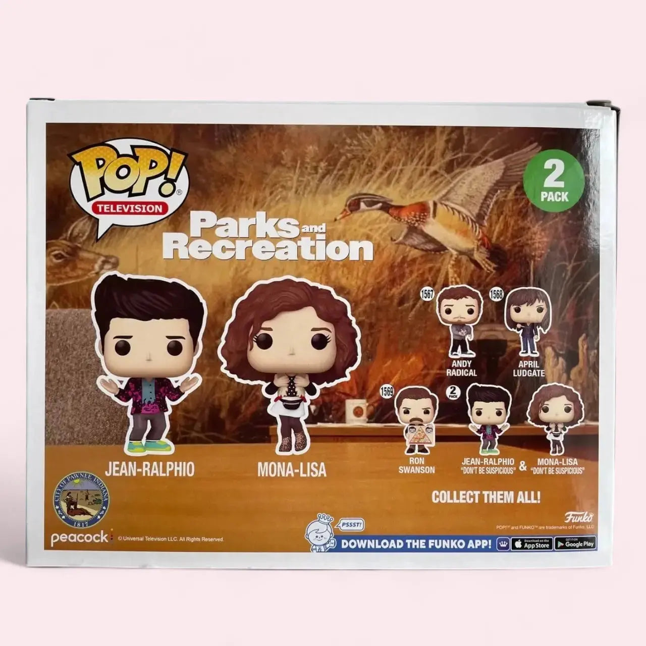 Funko Pop! Television Parks and Recreation "Don't Be Suspicious" Jean-Ralphio & Mona-Lisa 2 Pack Funko